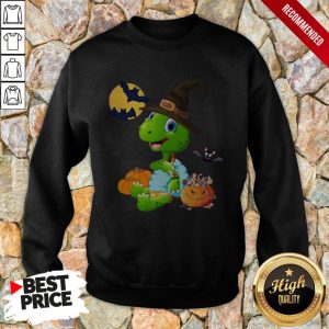 Turtle Witch Tattoo I Love Mom Halloween Shirt 5