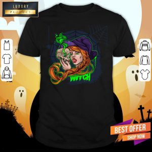 Witch Skull Halloween Sugar Shirt 1