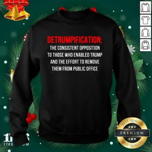 Wonder Detrumpification The Consistent Opposition To Those Who Enable Trump Shirt