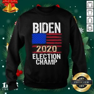 Wonderful Biden 2020 Election Champ American Flag Shirt