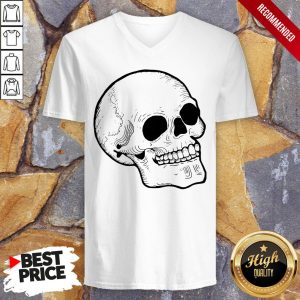 Woodcut Skull Tattoo Goth Occult Shirt 3