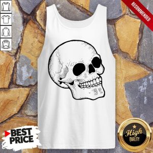 Woodcut Skull Tattoo Goth Occult Shirt 4