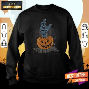 Zombie Hand Pumpkin Halloween Day Shirt 5