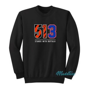 513 Stands With Buffalo Sweatshirt 1