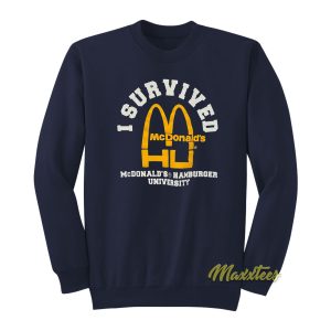 90s McDonalds Hamburger University Sweatshirt 1