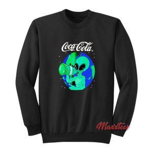 Aliens Drink Coca Cola Sweatshirt 1