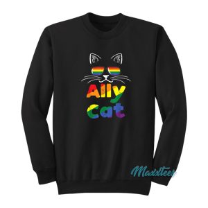 Ally Cat Pride Month Sweatshirt 1