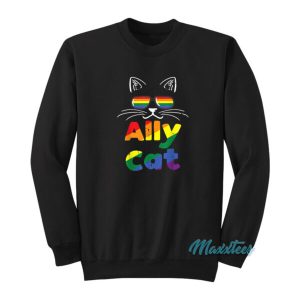 Ally Cat Pride Month Sweatshirt 2