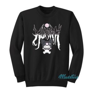 Angry Sanrio Kuromi Metal Sweatshirt 1