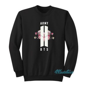 BTS Army Floral Logo Sweatshirt 1