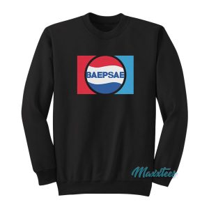 BTS Baepsae Silver Spoon Pepsi Logo Sweatshirt 1