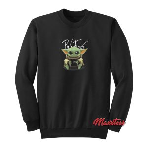 Baby Yoda Hug Pink Floyd Album Sweatshirt 1