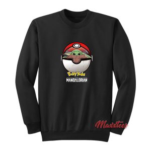 Baby Yoda Pokeball The Mandalorian Sweatshirt 1