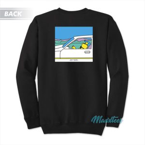 Bart Simpson Driving Scenic Sweatshirt 1