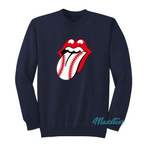 Baseball Lips Sweatshirt Cheap Custom 1