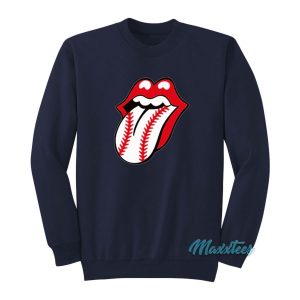 Baseball Lips Sweatshirt Cheap Custom 2