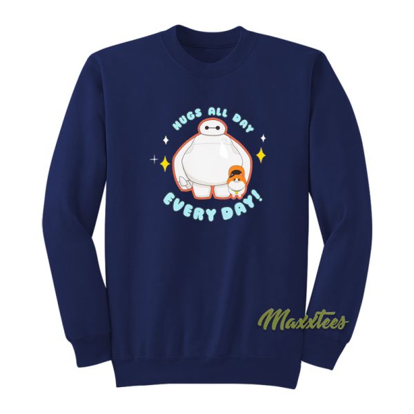 Baymax and Mochi Hugs All Day Everyday Sweatshirt