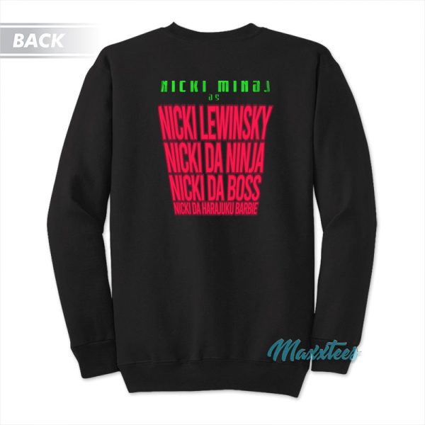 Beam Me Up Scotty Nicki Minaj Sweatshirt