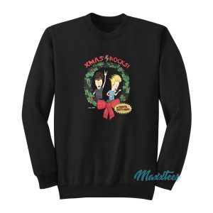 Beavis and Butt Head MTv Xmas Rocks Sweatshirt 1