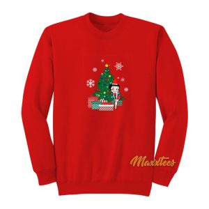 Betty Boop Around The Christmas Tree Sweatshirt 1