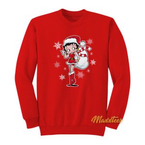 Betty Boop Christmas Holiday Sweatshirt 2