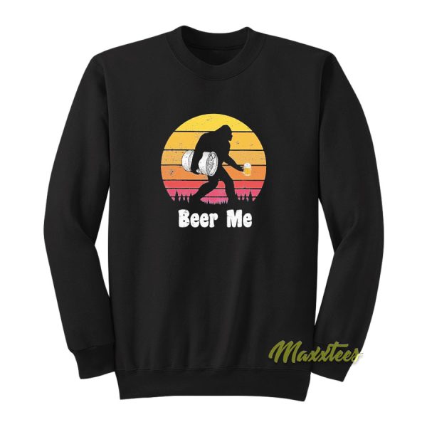 Bigfoot Beer Me Vintage Sweatshirt