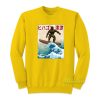 Bigfoot Surfing Great Wave of Kanagawa Shonan Sweatshirt