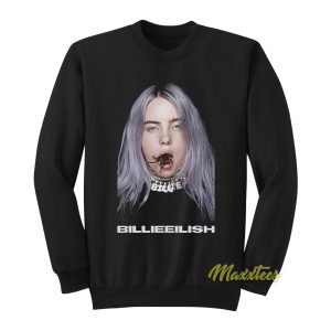 Billie Eilish Tarantula Mouth Sweatshirt