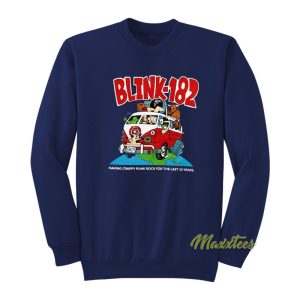 Blink 182 Crappy Punk Rock 30 Anniversary Sweatshirt 1