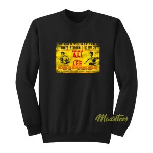 Bruce Lee vs Muhammad Ali Poster Sweatshirt 1