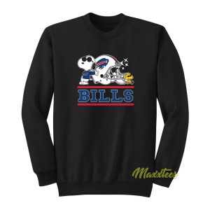 Buffalo Bills Joe Cool and Snoopy Football Sweatshirt 1