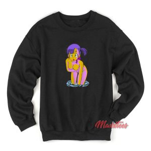 Bulma Take a Bath Dragon Ball Sweatshirt 1