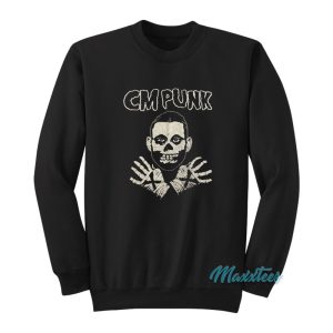 CM Punk Misfits Fiend Skull Sweatshirt 1