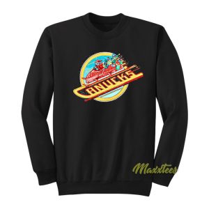 Canucks Free The Skate Christmas Holiday Sweatshirt