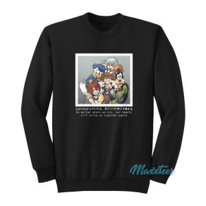 Cartoon No Matter Where We Are Our Hearts Sweatshirt 1