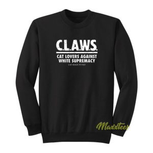 Cat Magic Punks Claws Cat Lovers Against White Sweatshirt 2