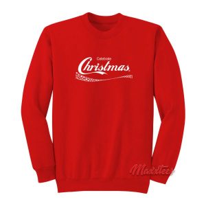 Celebrate Christmas Coca Cola Sweatshirt