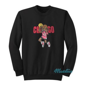 Chicago Michael Jordan Tongue Out Parody Sweatshirt 1