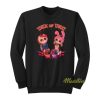 Chucky and Tiffany Hello Kitty Trick or Treat Sweatshirt