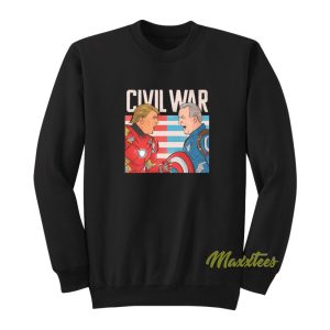 Civil War Marvel Trump and Biden Sweatshirt 1