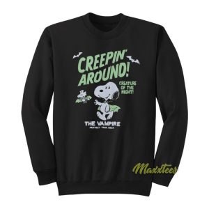 Creepin Around Creature Of The Night The Vampire Sweatshirt 1