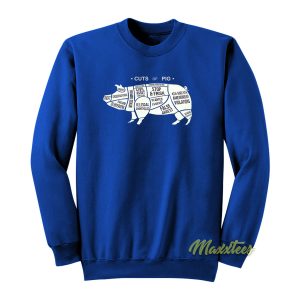 Cuts Of Pig Sweatshirt 1