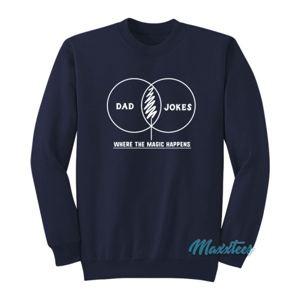 Dad Jokes Where The Magic Happens Sweatshirt