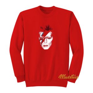 David Bowie Aladdin Sane Red Bolt Sweatshirt