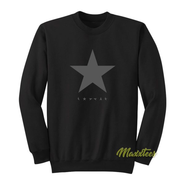 David Bowie Blackstar Album Logo Sweatshirt