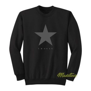 David Bowie Blackstar Album Logo Sweatshirt 2