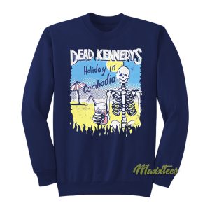 Dead Kennedys Holiday in Cambodian Skeleton Sweatshirt 1