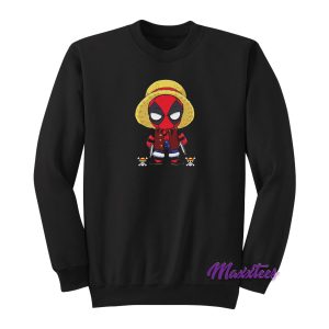 Deadpool Luffy Funny One Piece Sweatshirt 1