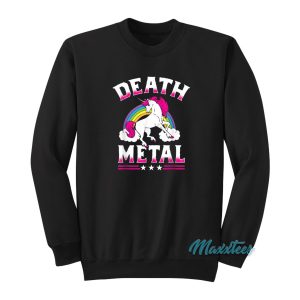 Death Metal Rainbow Unicorn Sweatshirt 1