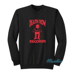 Death Row Records Logo Red Sweatshirt 1